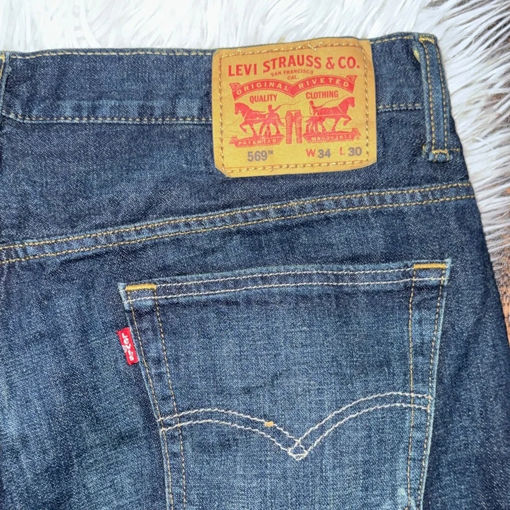 Men's Levis Dark Blue Denim Jeans